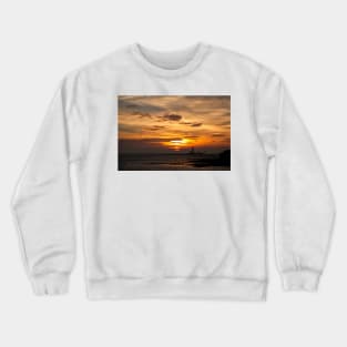 Sunrise over St Mary's Island Crewneck Sweatshirt